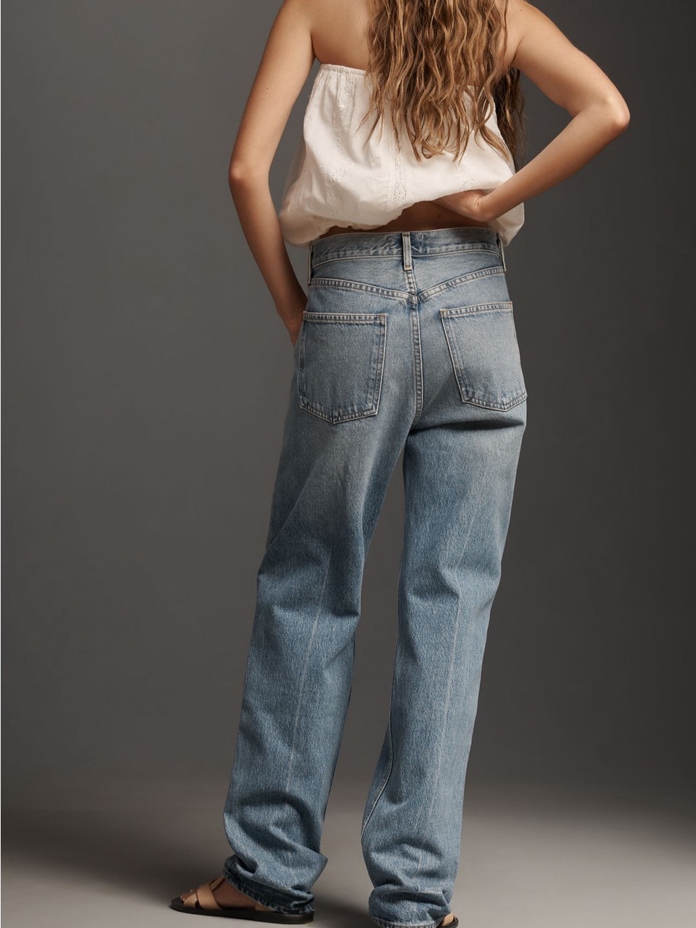AGOLDE 90s Mid-Rise Relaxed Straight Jeans NWT - Picture 3 of 5